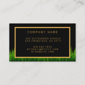 Moderne professionele tuin voegt Jouw tekst toe Visitekaartje (Achterkant)