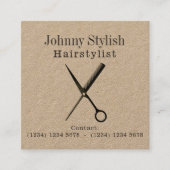 Moderne professionele uitstraling vierkante visitekaartje (Voorkant)