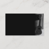 Moderne, professionele, ukulele en gitaardocenten visitekaartje (Achterkant)