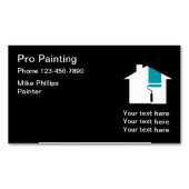 Moderne professionele Visitekaartje magneten voor  (Voorkant)