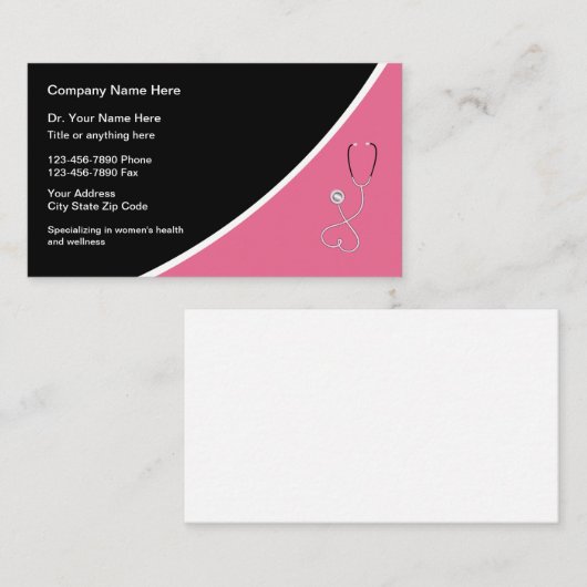 Moderne professionele Visitekaartjes (Voorkant / Achterkant)