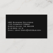 Moderne professionele Visitekaartjes (Achterkant)