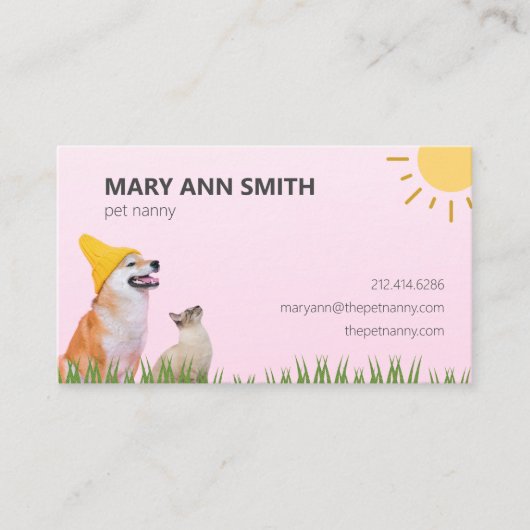 Moderne professionele Visitekaartjes Informatiekaartje (Voorkant)