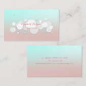 Moderne professionele vlindercirkels visitekaartje (Voorkant / Achterkant)