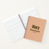 Moderne professionele vormgeving schattig roze dag notitieboek (Binnen)