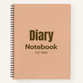 Moderne professionele vormgeving schattig roze dag notitieboek (Voorkant)