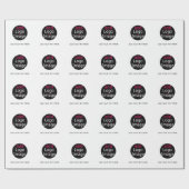 Moderne, , professionele whitepaper cadeaupapier (Vlak)