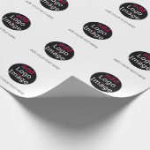 Moderne, , professionele whitepaper cadeaupapier (Hoek)