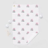 Moderne, , professionele whitepaper golfhanddoek (Insitu)