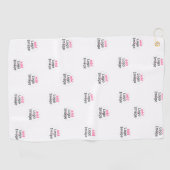 Moderne, , professionele whitepaper golfhanddoek (Horizontaal)