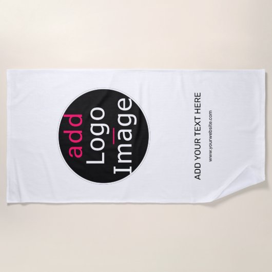 Moderne, , professionele whitepaper strandlaken (Voorkant)