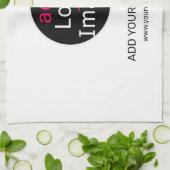 Moderne, , professionele whitepaper theedoek (Gevouwen)
