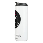 Moderne, , professionele whitepaper thermosbeker (Geroteerd rechts)