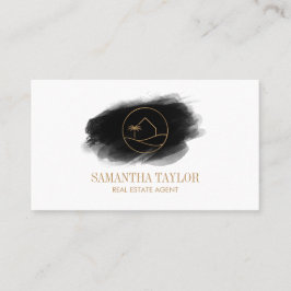 Moderne professionele winkel voor onroerend goed visitekaartje