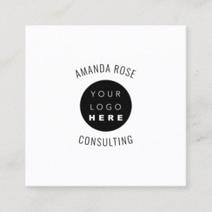 Moderne Professionele Witte Lichtgevende Douane Lo Vierkante Visitekaartje