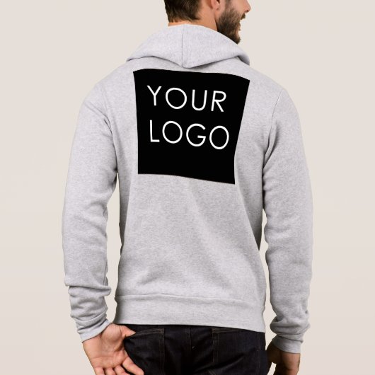 Moderne professionele zakelijke Logo Hoodie (Achterkant)