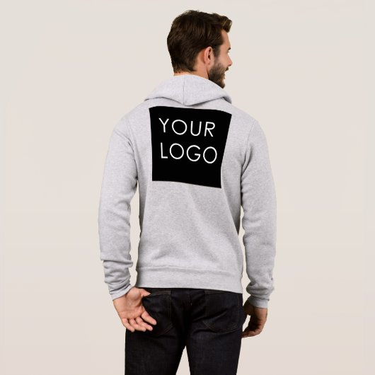 Moderne professionele zakelijke Logo Hoodie (Achterkant volledig)