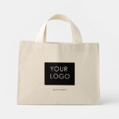 Moderne professionele zakelijke Logo Mini Tote Bag (Achterkant)
