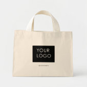 Moderne professionele zakelijke Logo Mini Tote Bag (Voorkant)