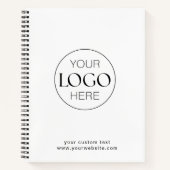 Moderne professionele zakelijke Logo minimalistisc Notitieboek (Voorkant)