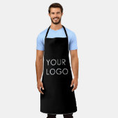 Moderne professionele zakelijke Logo Schort (Gedragen)