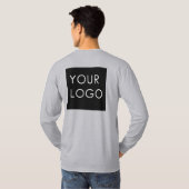 Moderne professionele zakelijke Logo T-shirt (Achterkant volledig)