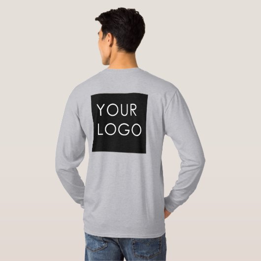 Moderne professionele zakelijke Logo T-shirt (Achterkant volledig)