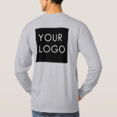 Moderne professionele zakelijke Logo T-shirt (Achterkant)