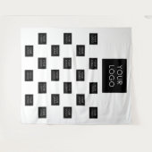 Moderne professionele zakelijke Logo Wandkleed (Voorkant (horizontaal))