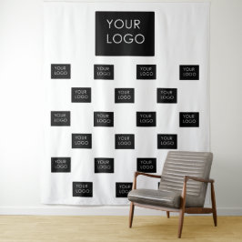 Moderne professionele zakelijke Logo Wandkleed