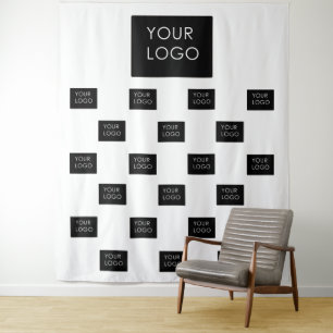 Moderne professionele zakelijke Logo Wandkleed