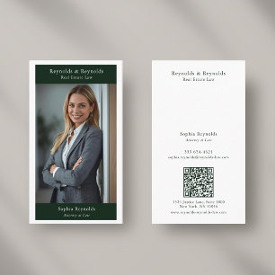 Moderne Professionele Zakelijke Netwerkfoto Visitekaartje