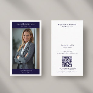 Moderne Professionele Zakelijke Netwerkfoto Visitekaartje