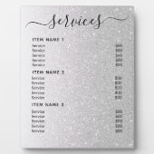 Moderne professionele zakelijke prijslijst fotoplaat (Voorkant)