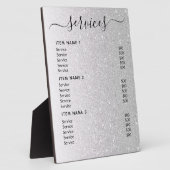 Moderne professionele zakelijke prijslijst fotoplaat (Zijkant)