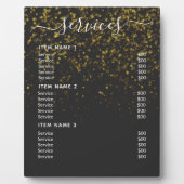 Moderne professionele zakelijke prijslijst fotoplaat (Voorkant)