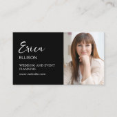 Moderne professionele zakelijke QR code foto Visitekaartje (Voorkant)