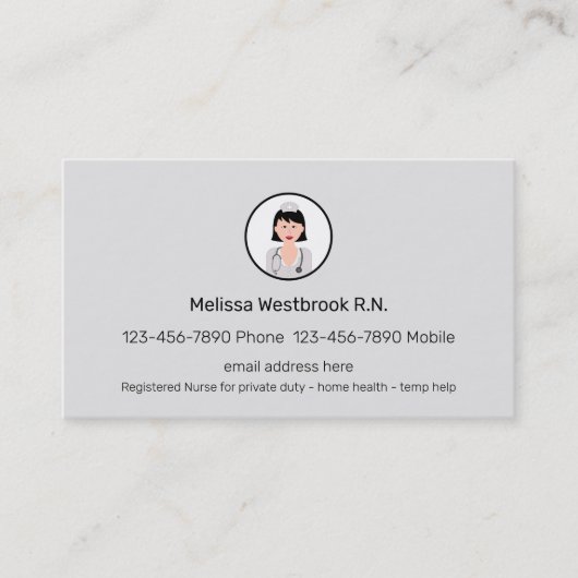 Moderne professionele ziekteverwekker visitekaartje (Voorkant)