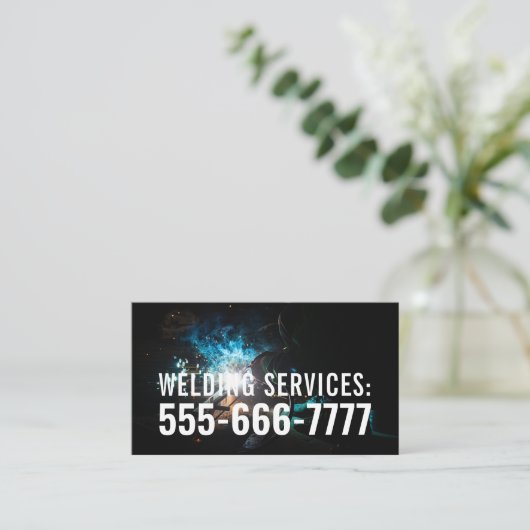 Moderne Professionele Zilveren Metaallasser QR Cod Visitekaartje (Staand voorkant)