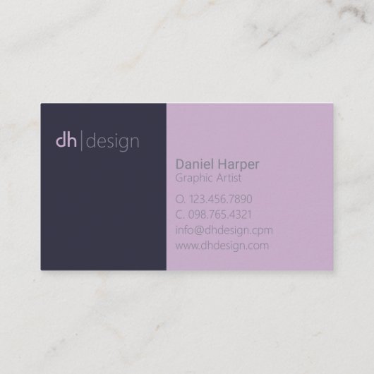 Moderne, professionele zwarte lederen design visitekaartje (Achterkant)