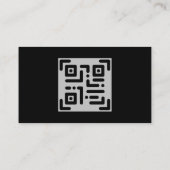 Moderne professionele zwarte witte en grijze foto visitekaartje (Achterkant)