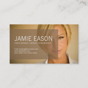 Moderne profielkaart - Jamie Eason Visitekaartje
