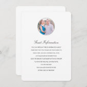 Moderne profielrichting/informatiekaart informatiekaartje (Voorkant / Achterkant)