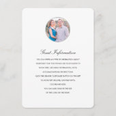 Moderne profielrichting/informatiekaart informatiekaartje (Voorkant)