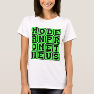 Moderne Prometheus, Frankenstein door Mary Shelley T-shirt