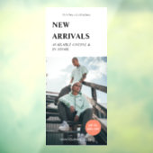 Moderne promotie Foto zwart-zakelijke advertenties Raamsticker (Vel 3)