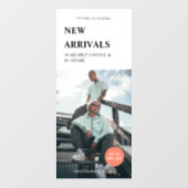 Moderne promotie Foto zwart-zakelijke advertenties Raamsticker (Vel)