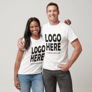 Moderne promotie voor zakelijke logo op maat t-shirt