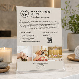 Moderne promotionele bedrijfsactiviteiten voor spa flyer