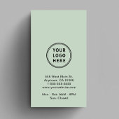 Moderne promotionele Logo QR code salie Visitekaartje